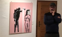 Jürgen Schönleber stellt seine Werke, die oft rohe Körper zeigen, in der Galerie Insinger aus. Foto: Jürgen Schönleber